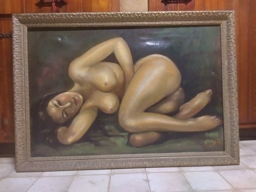 Vintage large framed asian - large,