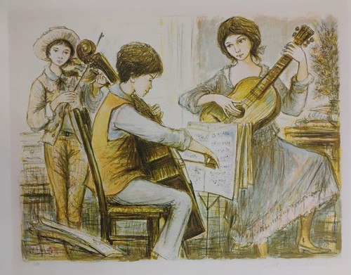 Jacques lalande vintage art - lalande,