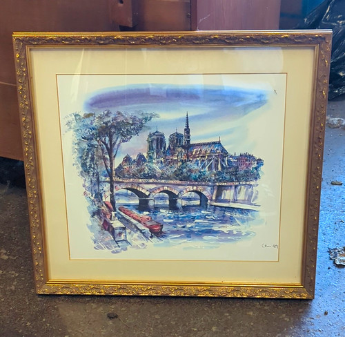 Cen signed large - large, impressionist
