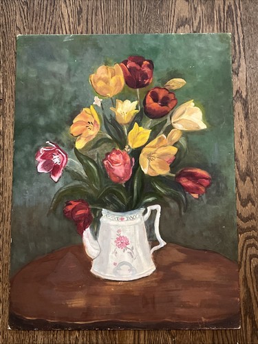 Original floral painting - original,