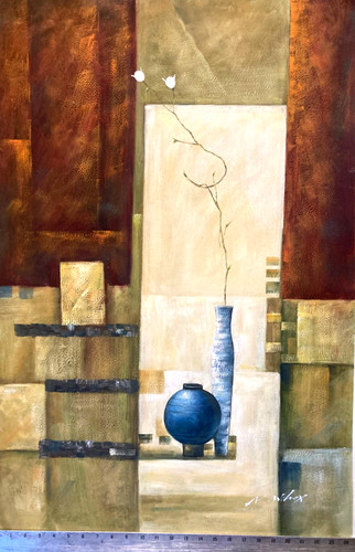 Original oil painting two - -,