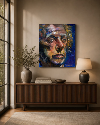Monumental original oil - original,